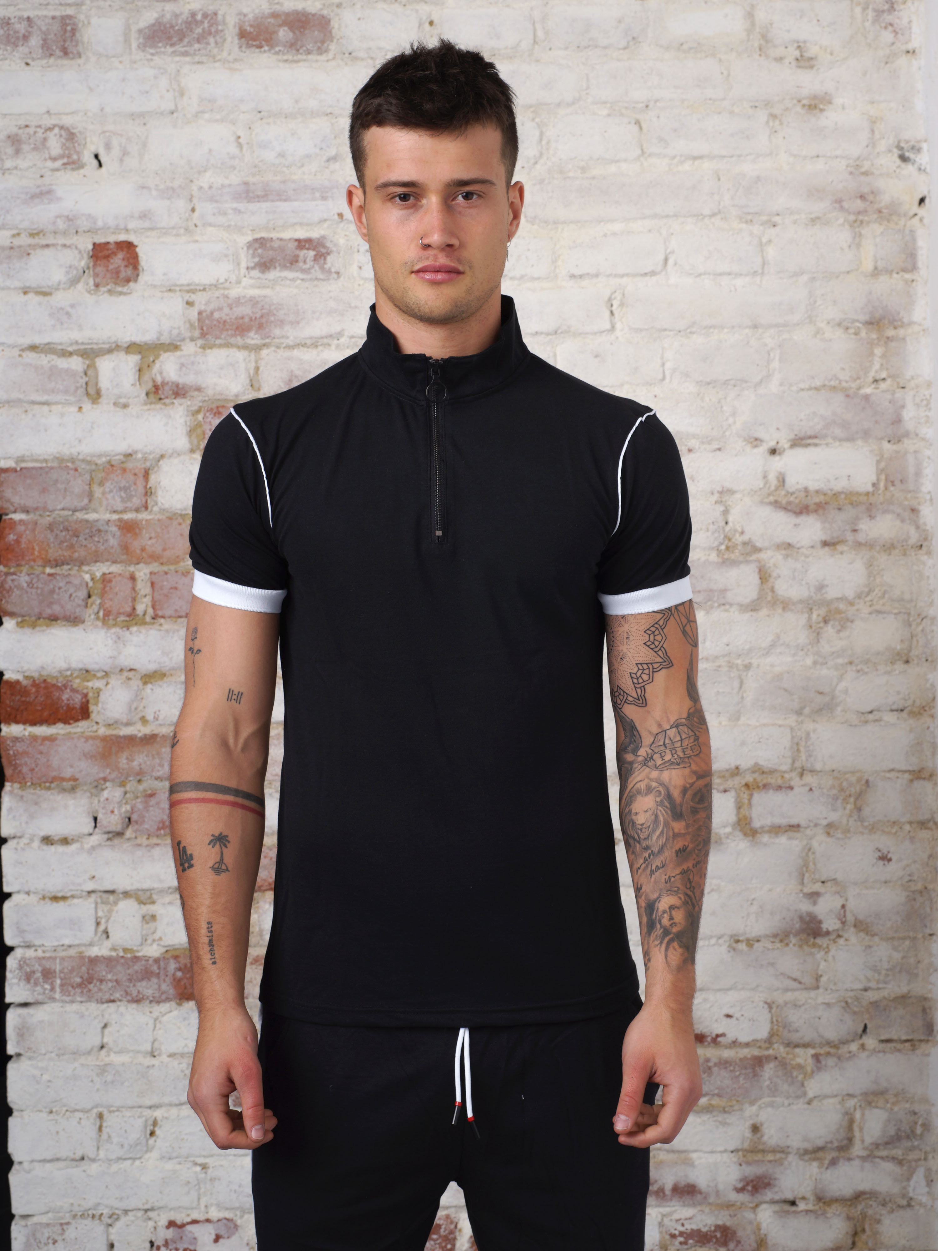 Tričko Step - čierne Velkost: M