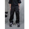 Čierne cargo fit kalhoty – KAI (Veľkosť XL)