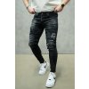 Čierne skinny fit rifle – RYKER (Veľkosť 38)