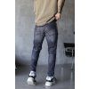Sivé Slim fit rifle GRANITE (Veľkosť 38)