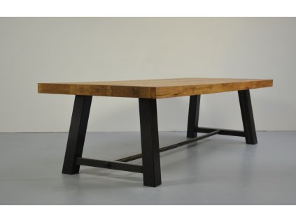 Dřevěný jídelní stůl DUB (délka 300 cm, šířka 120 cm, výška 80 cm)