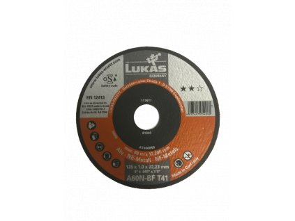 Řezný kotouč určený na hliník 125*1,0*22,23mm