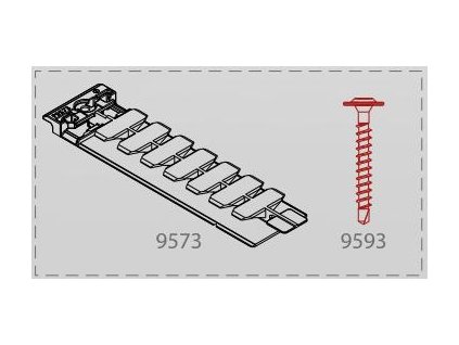 Sada: Dilatační spojky k 9576 + šrouby