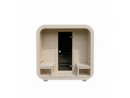 Sauna Quadro 200x250 cm s předsíní (4-6 osob)