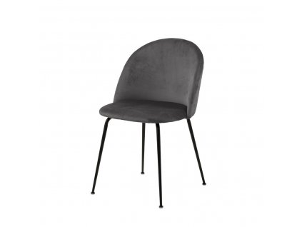 Jídelní čalouněná židle ALICE - tmavě šedá