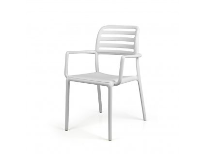 Židle s područkami NARDI COSTA - bílá