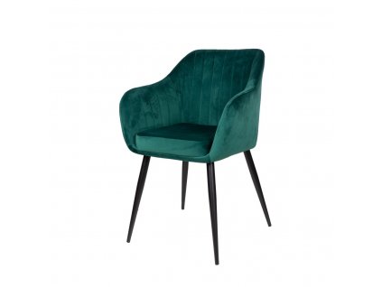 Jídelní čalouněná židle MUNIOS - zelený