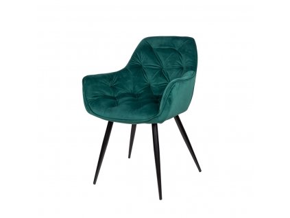 Jídelní čalouněná židle Stylo - zelený