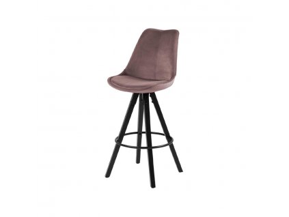Čalouněná barová židle Stylo DIRMA - růžový