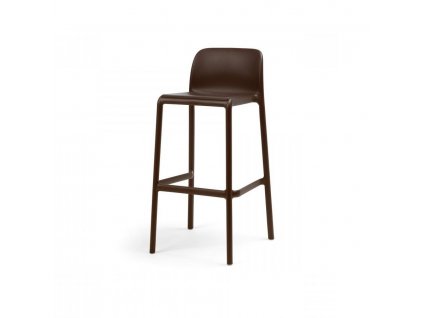 Barová židle / Hoker NARDI FARO 76 cm - caffe/ tmavě hnědá