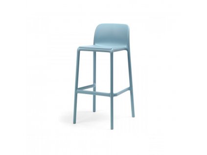 Barová židle / Hoker NARDI FARO 76 cm - světle modrá