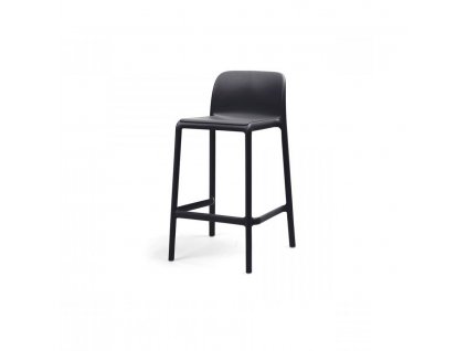 Barová židle / Hoker NARDI FARO MINI 65 cm - antracite/ antracitově
