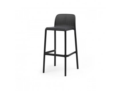 Barová židle / Hoker NARDI LIDO 76 cm - antracitově šedá