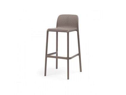 Barová židle / Hoker NARDI LIDO 76 cm - šedo hnědá