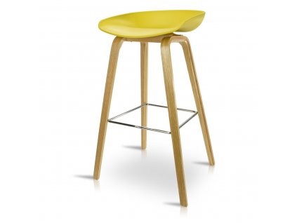 Designová barová židle/ Hoker MONTANA/ Sting  - žlutý