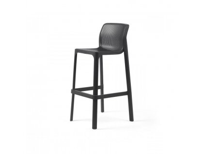 Barová židle / Hoker NARDI NET 76 cm - antracitově šedá