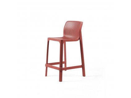 Barová židle / Hoker NARDI NET MINI 65 cm - corallo/ červená