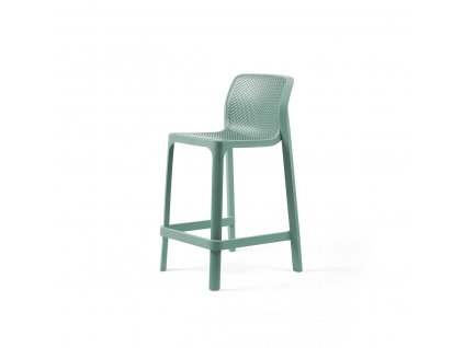 Barová židle / Hoker NARDI NET MINI 65 cm - salice/ modrozelená