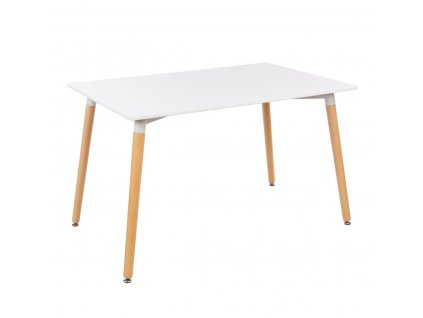 Obdélníkový stůl 120x80 cm Stylo AVILA - bílý