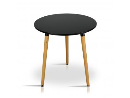Kulatý stůl Stylo RONDA, 60 cm - černý