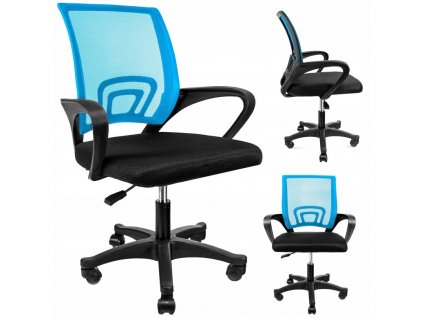 Kancelářská židle SMART DEX - světle modrá / černá
