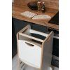 Učící věž Kitchen helper Montessori KIDSWOOD Classic - bílý