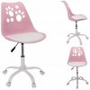 Otočná židle Stylo JOY - růžová / bílá