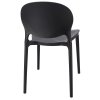 Plastová židle Stylo JUSTIN - černá