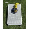 Zahradní stůl NARDI NET TABLE 100 cm - salice/ modrozelený