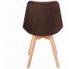 Jídelní čalouněná židle Stylo BARI - hnědá