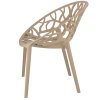Plastová designová židle Stylo ALBERO - béžová