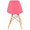 Skandinávská plastová jídelní židle Stylo EVA - růžová