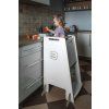 Učící věž Kitchen helper Montessori KIDSWOOD MAXI SAFE - bílý