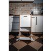 Učící věž Kitchen helper Montessori KIDSWOOD MAXI SAFE - bílý