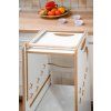 Učící věž Kitchen helper Montessori KIDSWOOD Moon - bílý