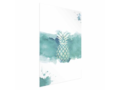 Plakát - Akvarel Ananas