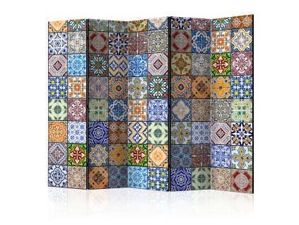 Paraván - Barevná mozaika II