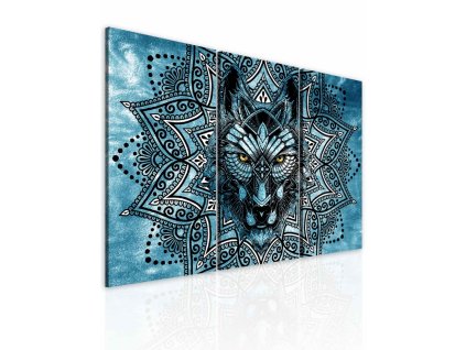 Obraz energetický vlk (Velikost (šířka x výška) 120x80 cm)