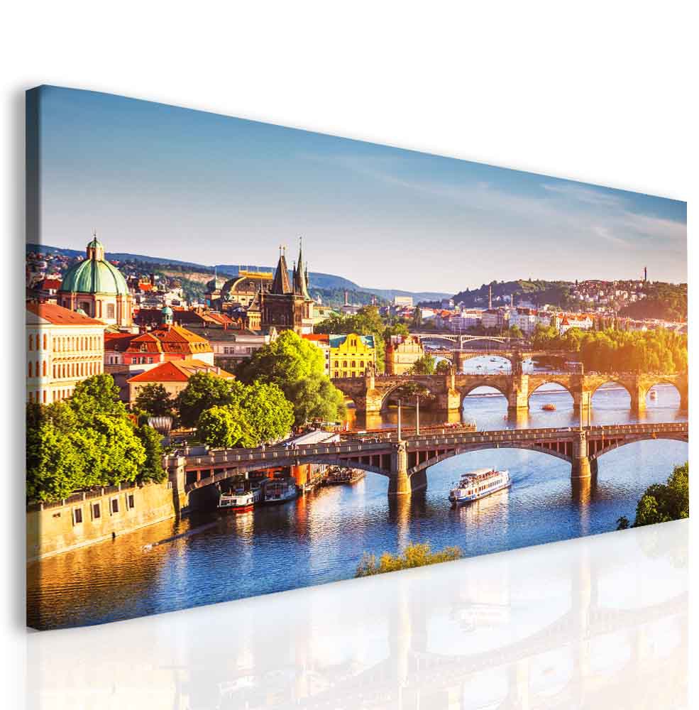 Pražské mosty Velikost: 90x60 cm