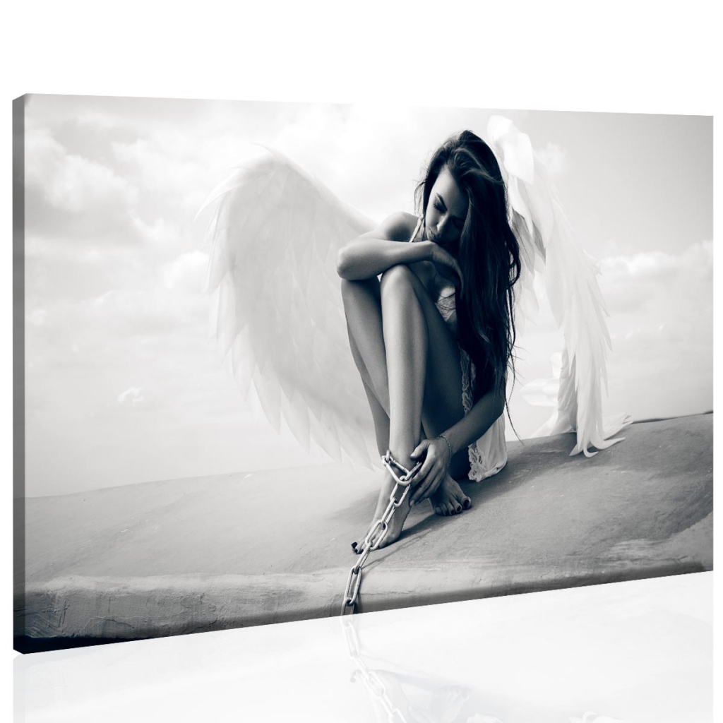 Spoutaný anděl Velikost: 90x50 cm