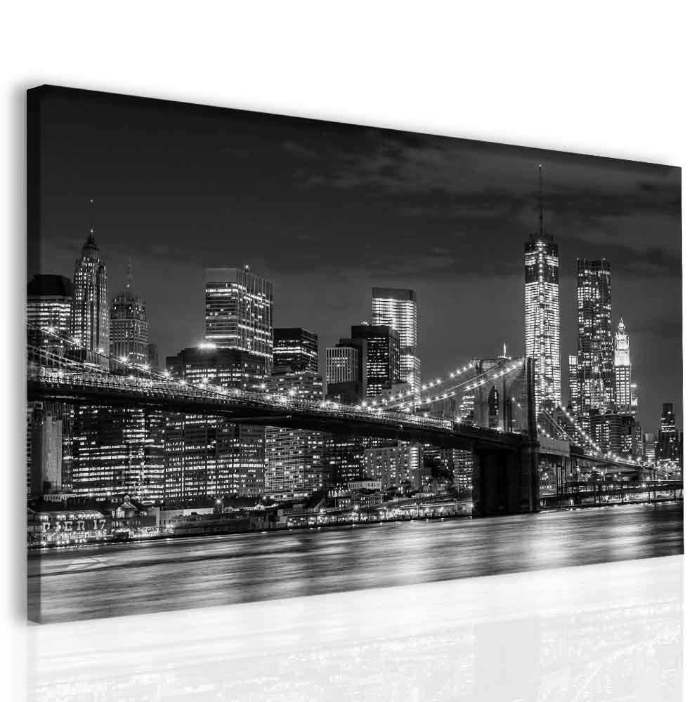 Brooklyn bridge Manhattan Velikost (šířka x výška): 120x80 cm