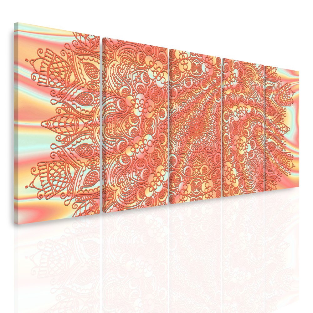 Vícedílný obraz - Nebeská mandala III. Velikost: 150x60 cm