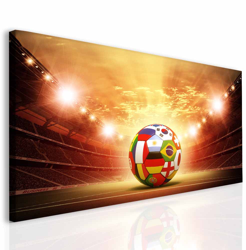 Dětský obraz fotbalový míč Velikost (šířka x výška): 110x60 cm