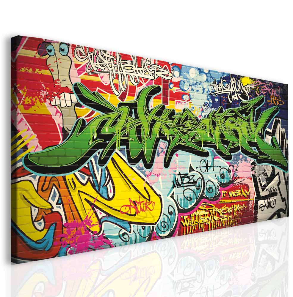 Dětský obraz graffiti Velikost (šířka x výška): 150x80 cm