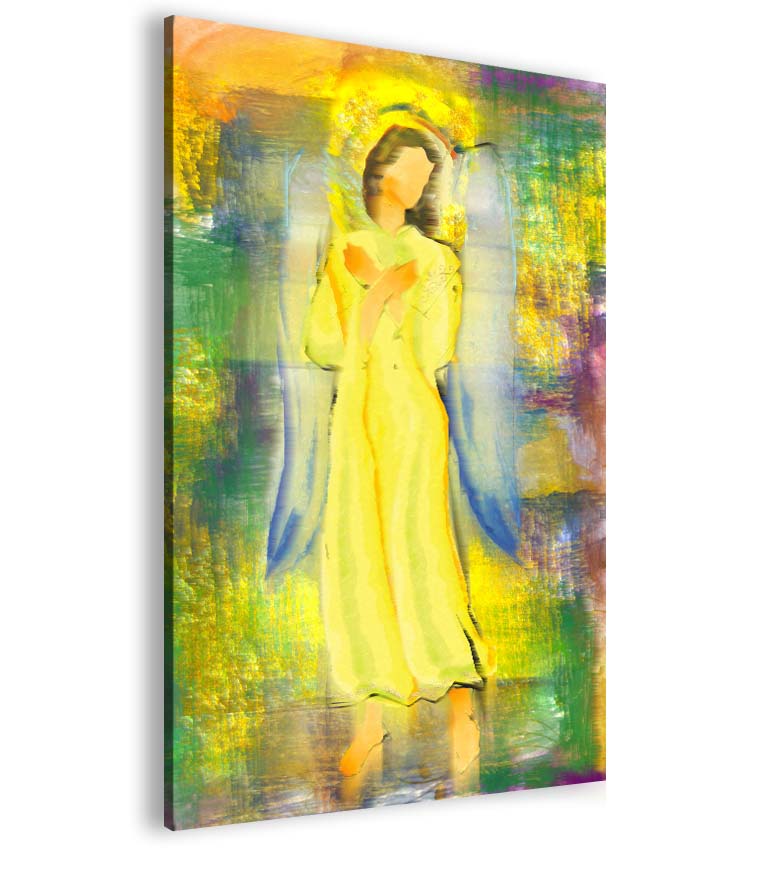 Abstraktní obraz sluneční anděl Velikost (šířka x výška): 40x60 cm