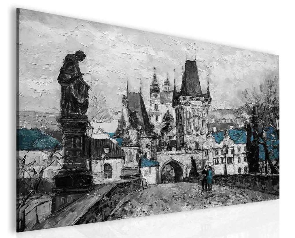 Obraz - Reprodukce Praha Karlův most III Velikost (šířka x výška): 90x60 cm