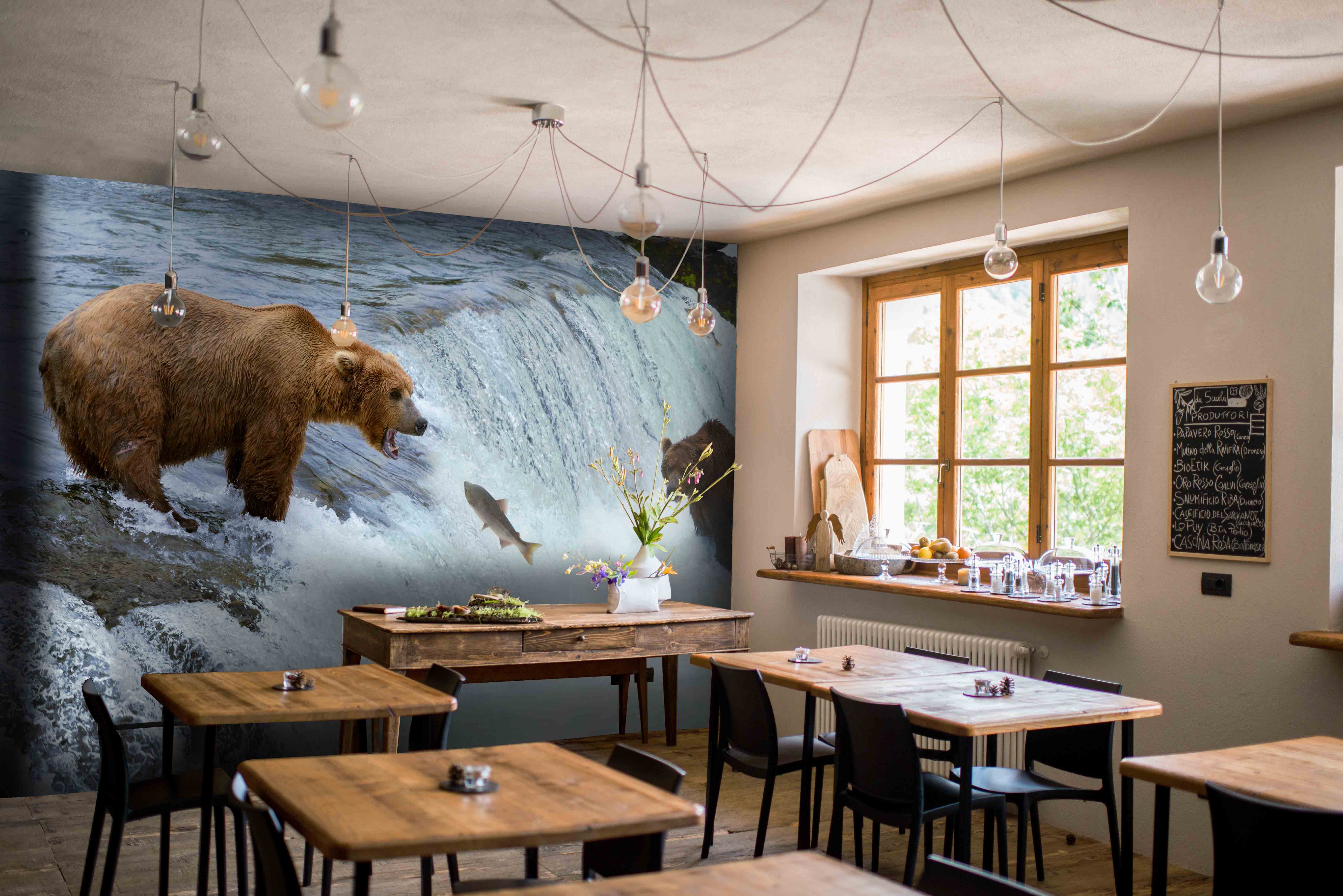 Tapeta Medvědi na lovu Vel (šířka x výška): 360 x 260 cm