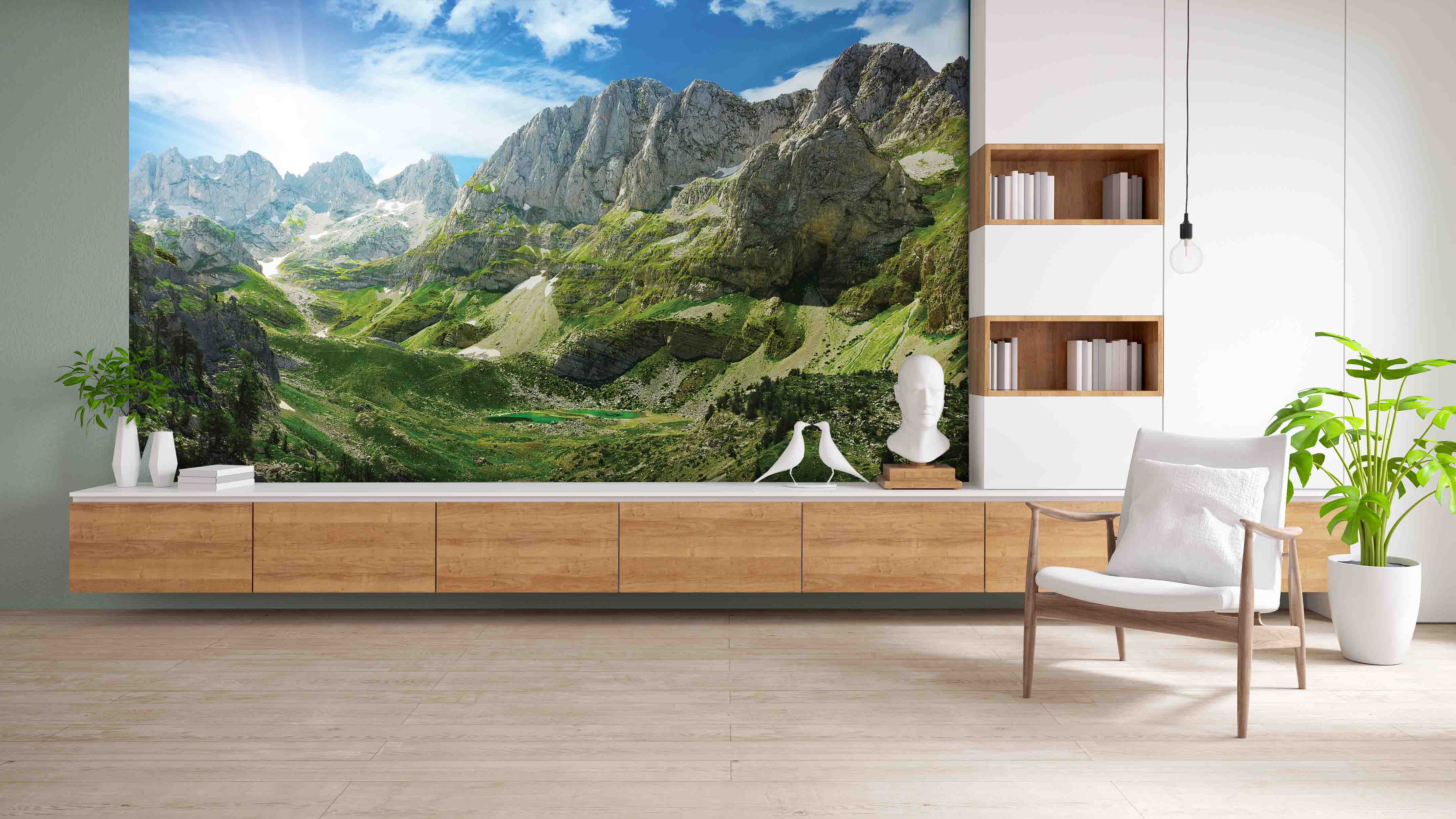 Tapeta Alpské panorama Vel (šířka x výška): 360 x 260 cm