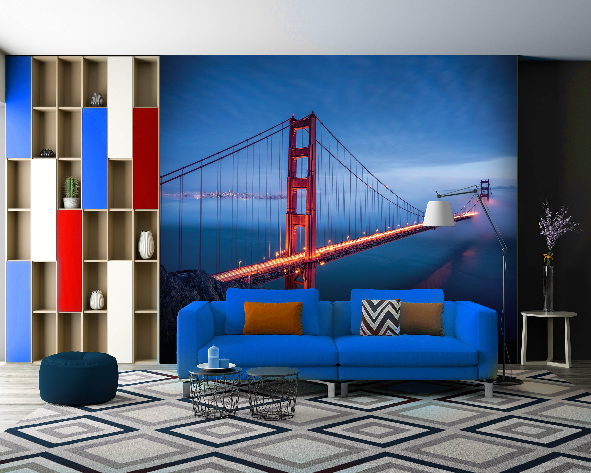 Tapeta Golden Gate Bridge Vel (šířka x výška): 144 x 105 cm