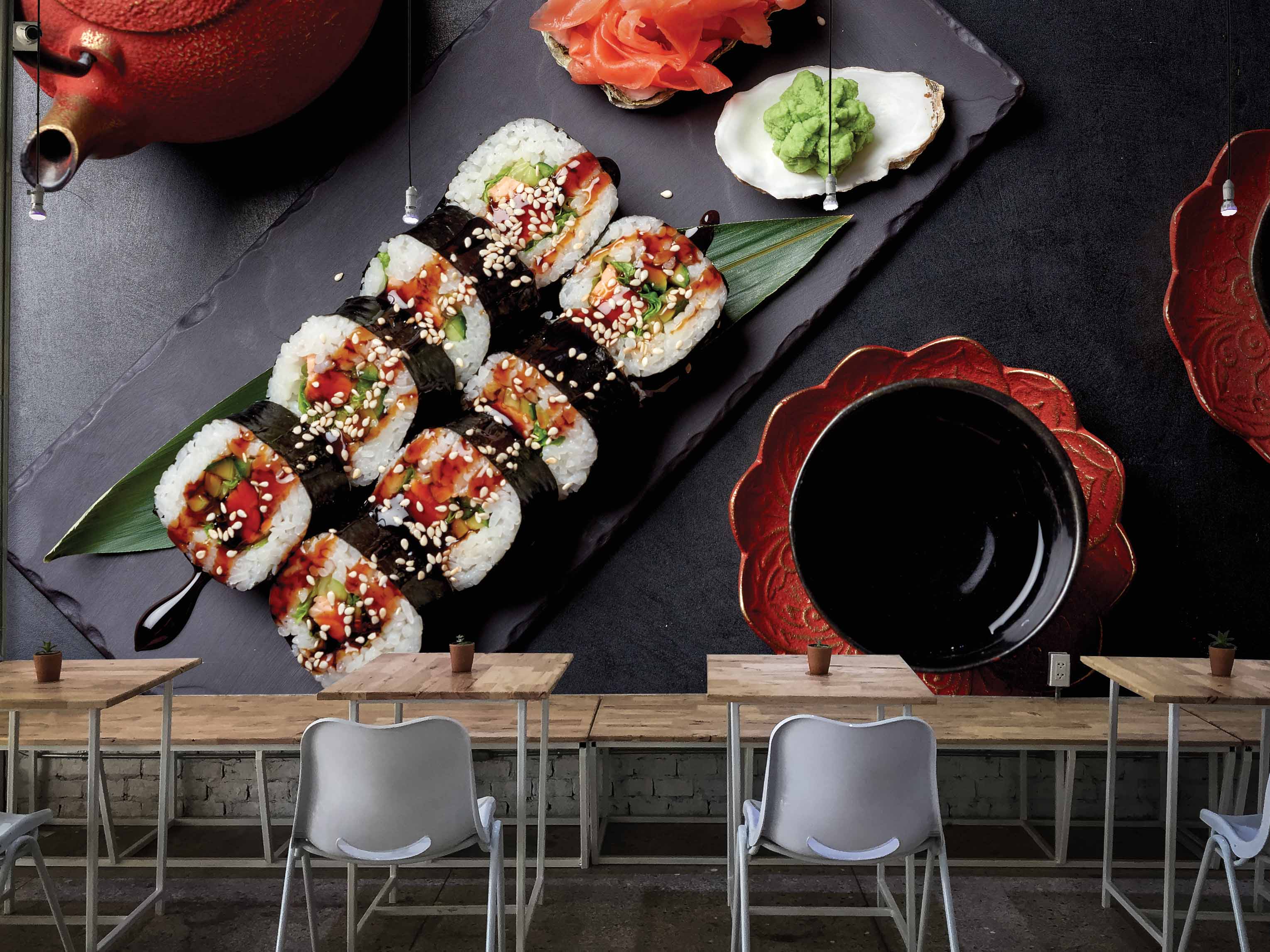 Tapeta Sushi Vel (šířka x výška): 360 x 260 cm